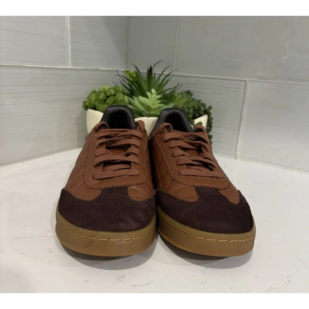 Cole Haan GrandPro Breakaway Leather Sneakers British Tan Brown Suede Men's 7